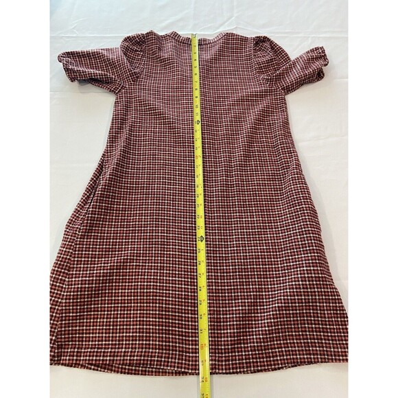 J CREW Gingham Shirt Dress W/ Pockets. Size XXS - Picture 4 of 6